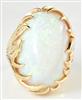 14K Yellow Gold Opal Ring