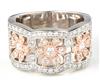14K Two-Tone Diamond Band
