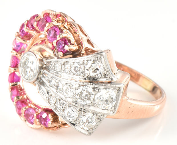 14K Rose Gold Ring 