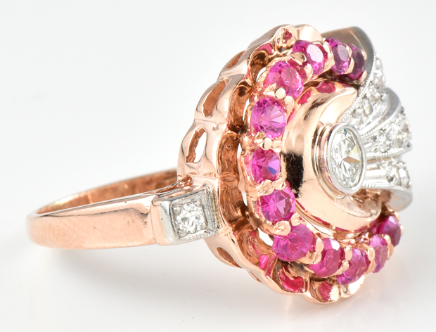 14K Rose Gold Ring 
