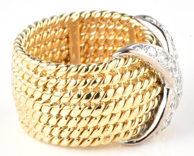 18K Two-Tone Band
