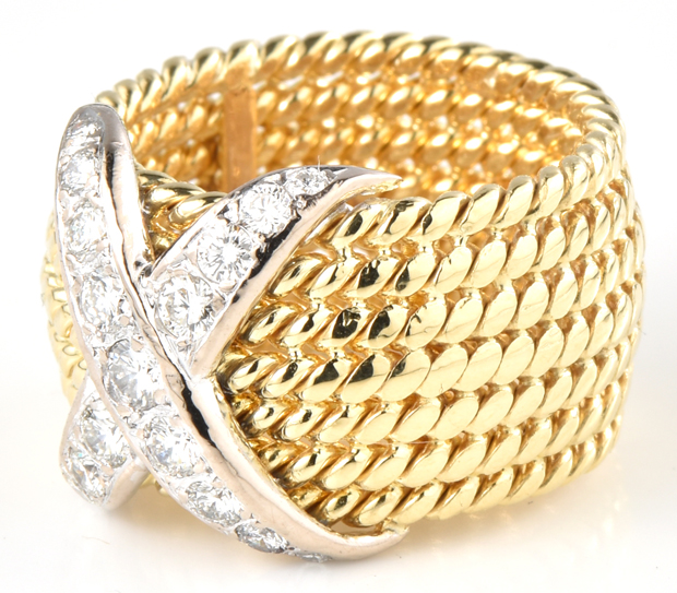 18K Two-Tone Band