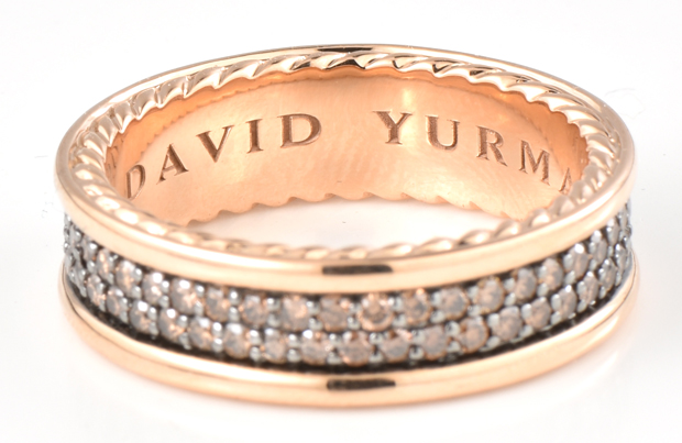 18K Rose Gold David Yurman Band 