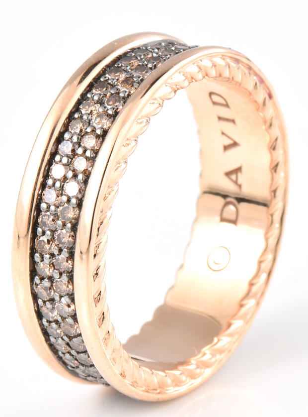 18K Rose Gold David Yurman Band 