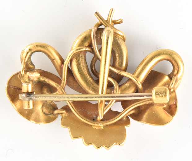 14K Yellow Gold Pin
