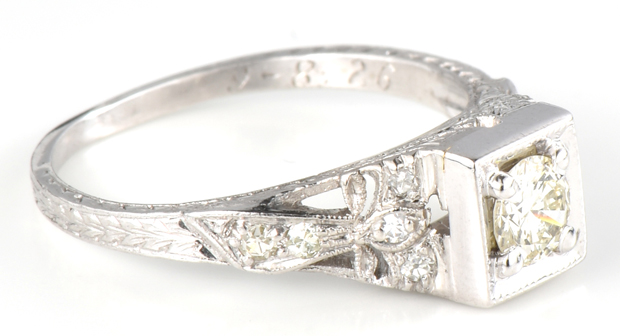 Platinum Diamond Ring 