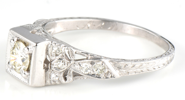 Platinum Diamond Ring 
