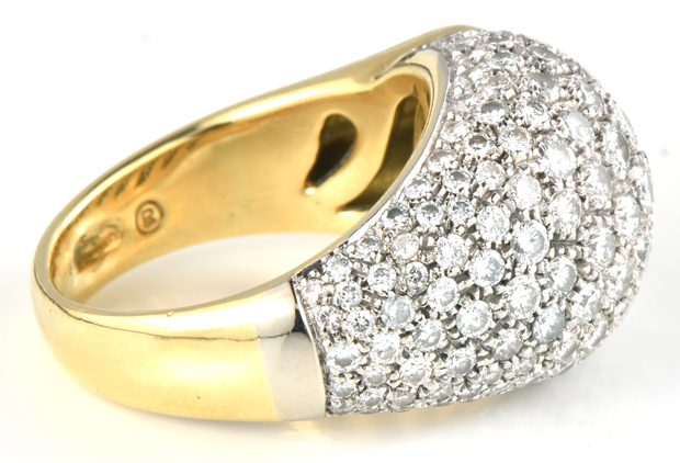 18K Yellow Gold Diamond Ring
