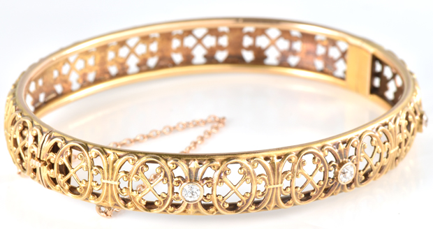 10K Yellow Gold Bangle