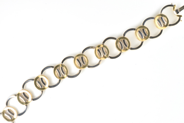 18K Two-Tone Diamond Bracelet