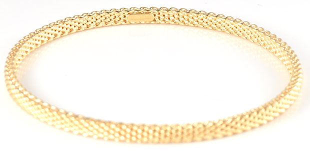 18K Yellow Gold Tiffany and Co. Bangle