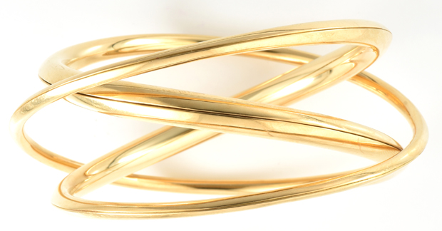 18K Yellow Gold Michael Good Bangle