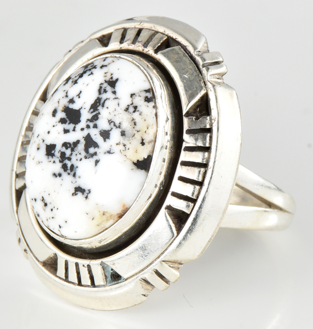 Sterling Silver White Buffalo Jewelry