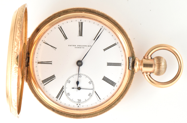 18K Yellow Gold Patek Philippe Man’s Pocket Watch 