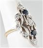 14K Two-Tone Diamond Ring