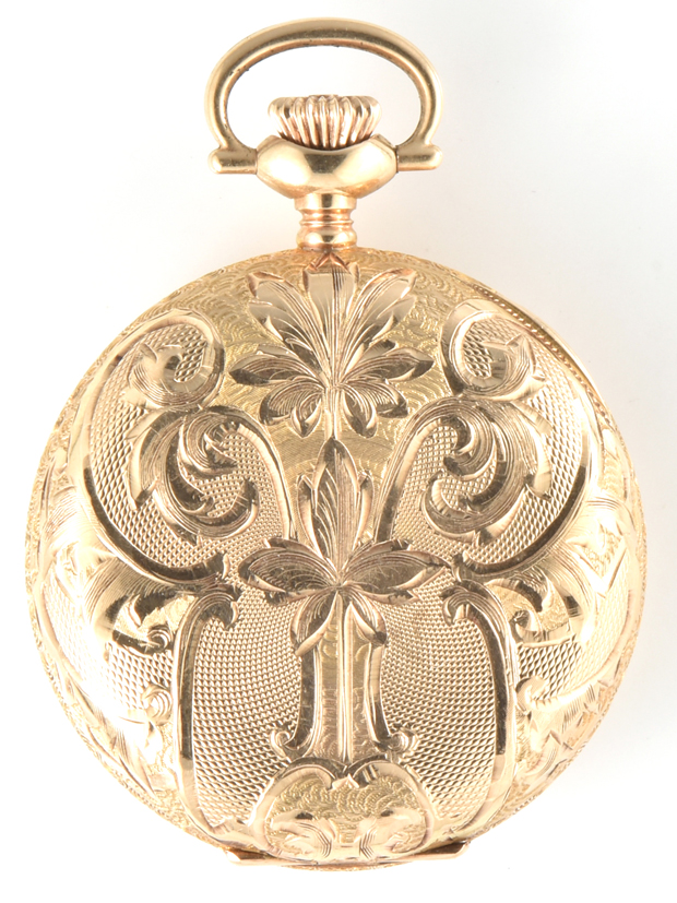 14K Yellow Gold Elgin Ladies Pocket Watch 
