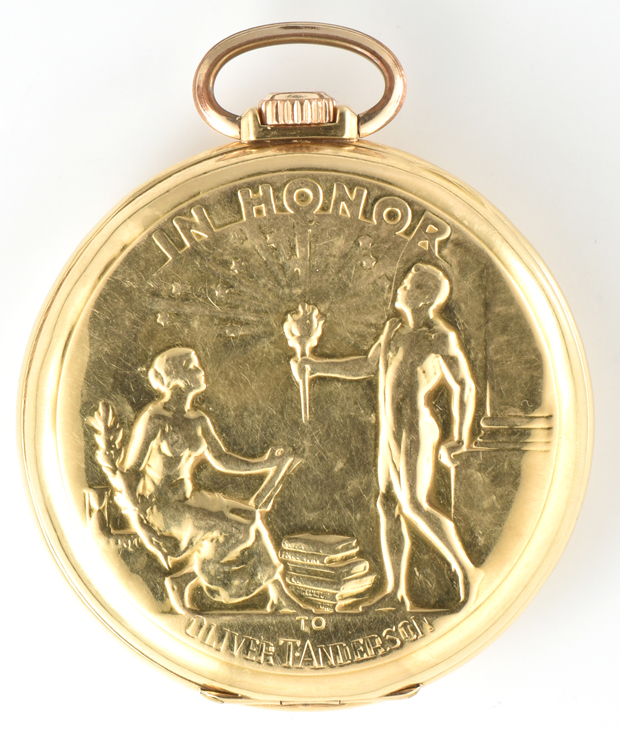 18K Yellow Gold Man’s Pocket Watch     