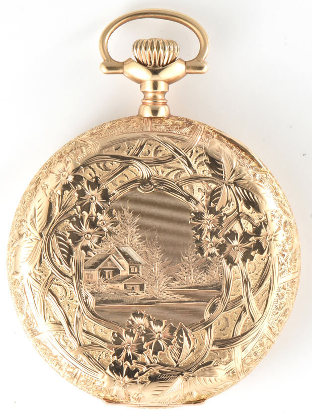 14K Yellow Gold Man’s Waltham Pocket Watch 