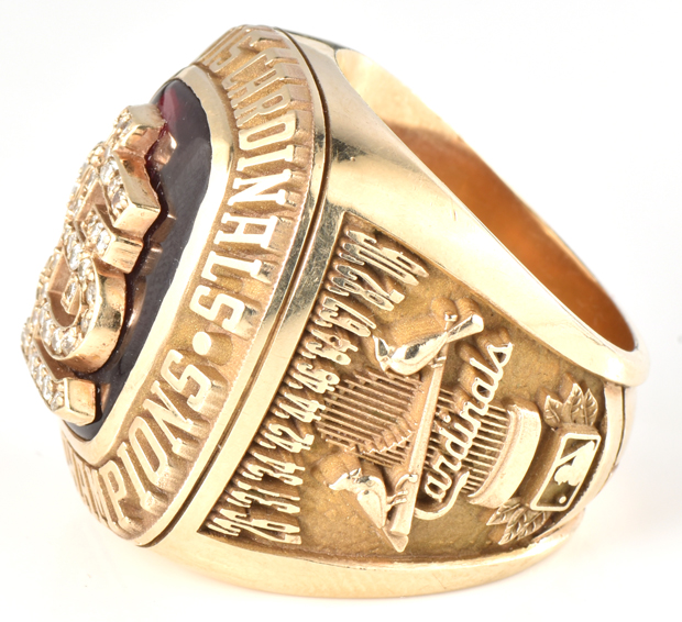 Scotsman Auction Co. - Lot #1 - 10K Yellow Gold St. Louis Cardinals Ring