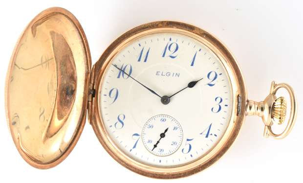 14K Yellow Gold Man’s Elgin Pocket Watch 
