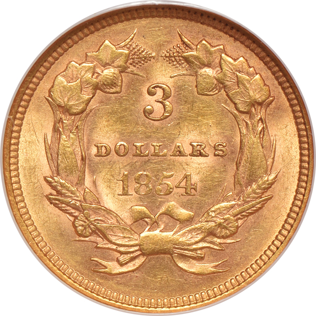 1854 NGC MS-61