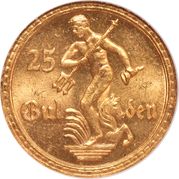 Poland - 1930 25 gulden - NGC MS-65