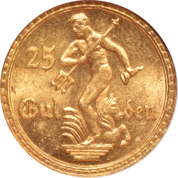 Poland - 1930 25 gulden - NGC MS-65
