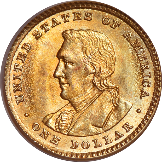 1905 Lewis & Clark PCGS MS-64
