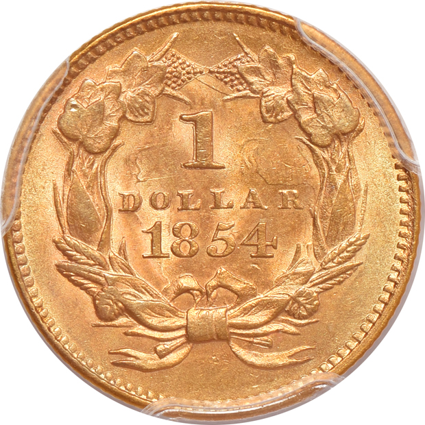 1854 Type 2 PCGS MS-64