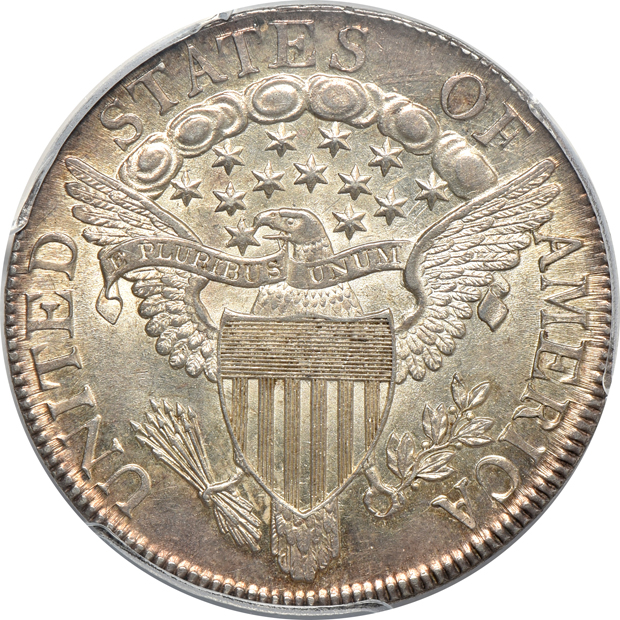 1806 Pointed 6, No Stem PCGS MS-63