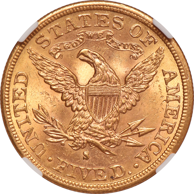 1882-S NGC MS-65