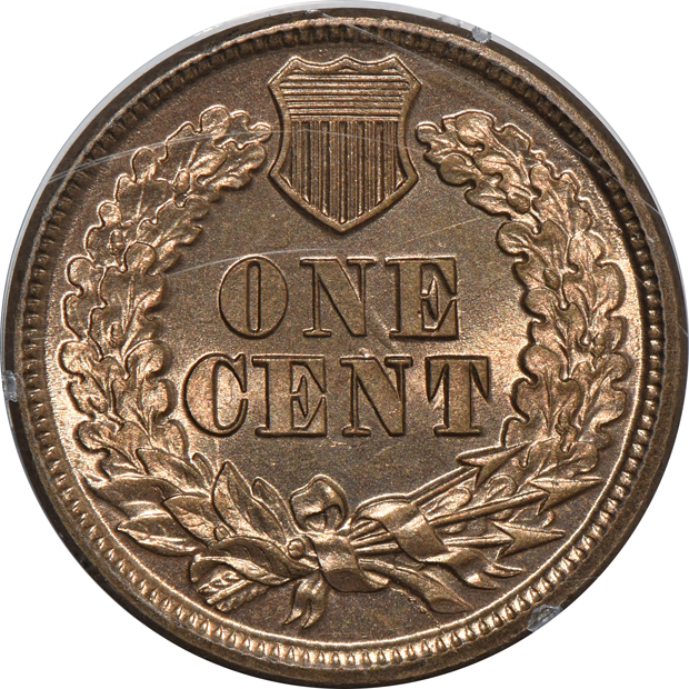 1861 PCGS MS-65 (rattler) CAC