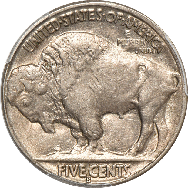 1919-D AU-58, and a 1919-S AU-55, both PCGS CAC