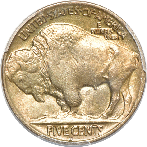 1924-D AU-58, 1928-D MS-64, and a 1929-D AU-58, all PCGS CAC