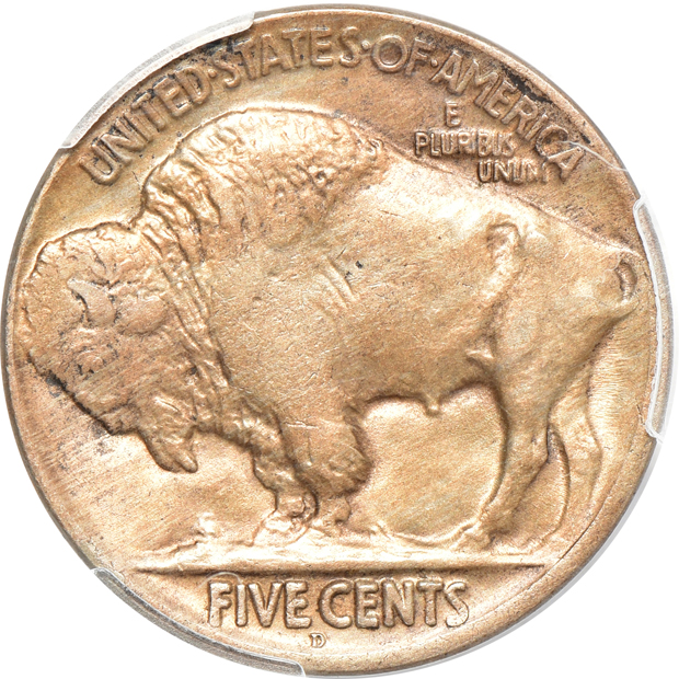 1924-D AU-58, 1928-D MS-64, and a 1929-D AU-58, all PCGS CAC