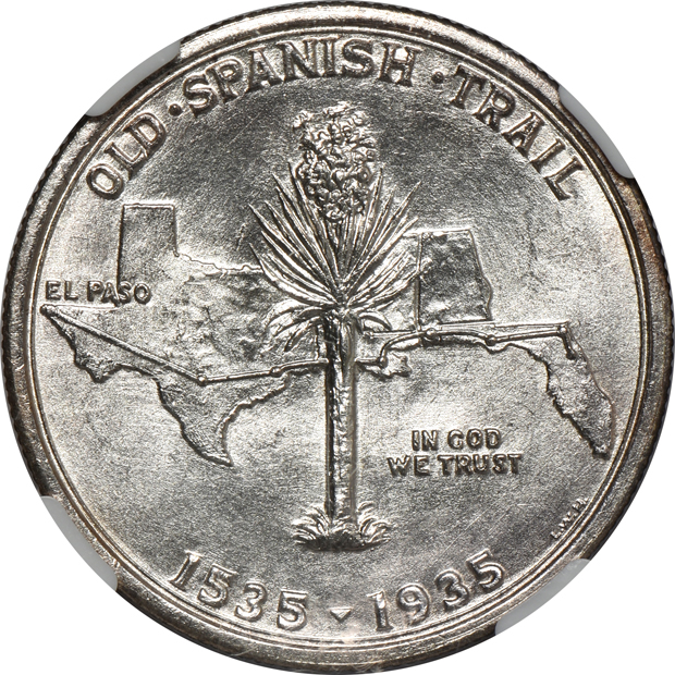 1935 Spanish Trail NGC MS-65