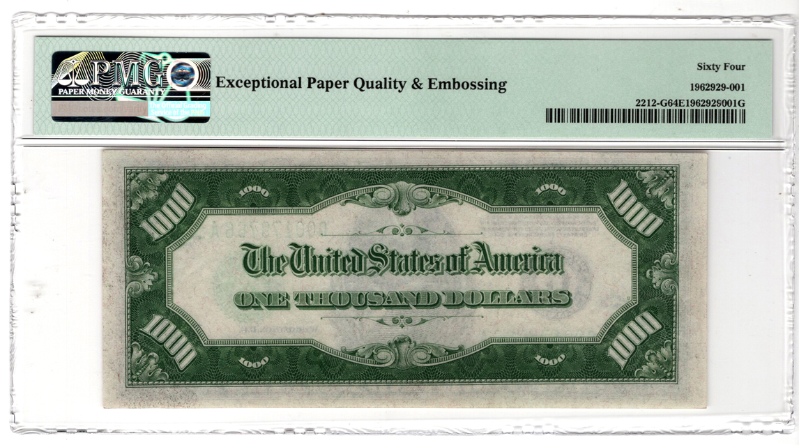 1934-A $1,000 Chicago Fr# 2212-G - PMG ChCU-64 EPQ