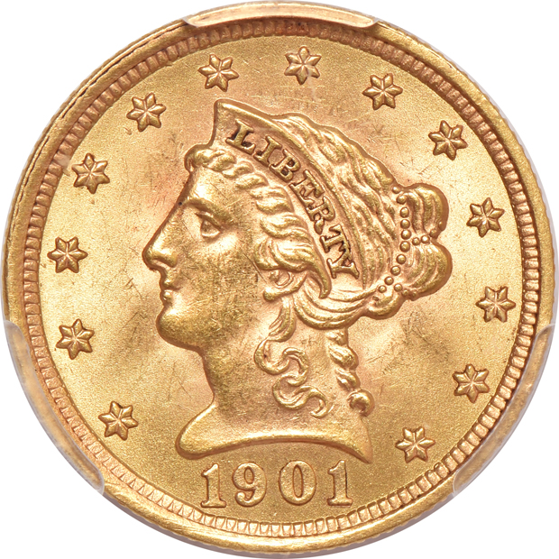 1901 MS-63, and a 1906 MS-64, both PCGS