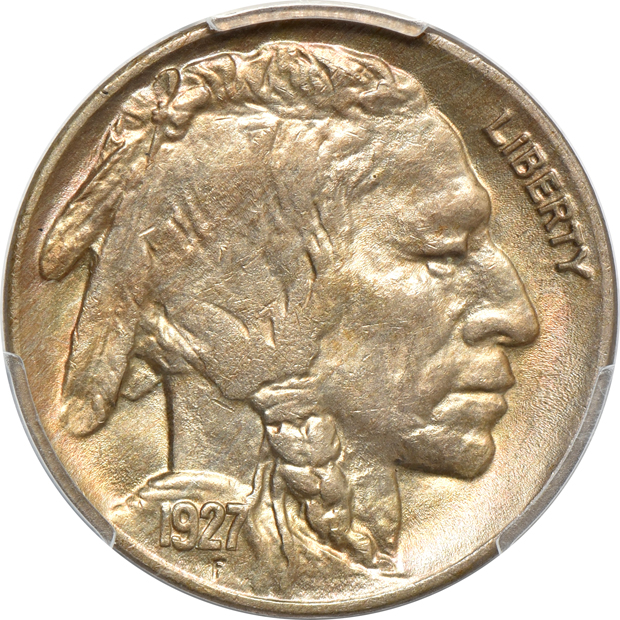 Four Mint State Buffalo nickels certified by PCGS