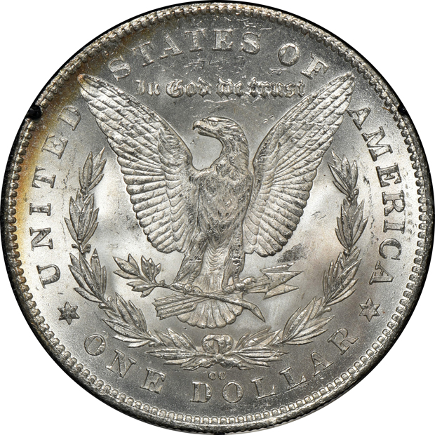 1880/79-CC, Reverse of 1878 GSA BU