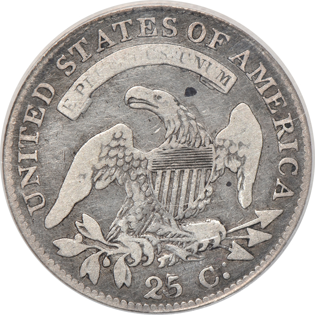 Four early silver type coins, better die-marriages