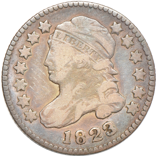 Four half-dimes and two dimes
