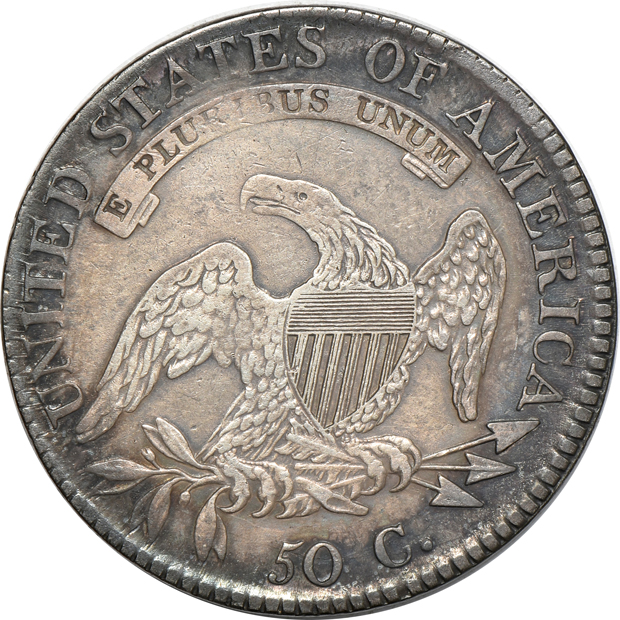 1818/7, Large 8 O-101a, 1832 Dashed Date O-112, and an 1836 Beaded Reverse O-106a, all VF 