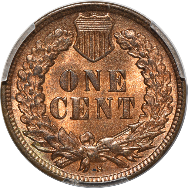 1908-S PCGS MS-64RB