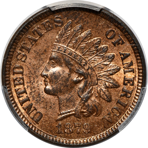 1879 MS-63RB, 1881 MS-64RB, and an 1888 MS-64BN, all PCGS