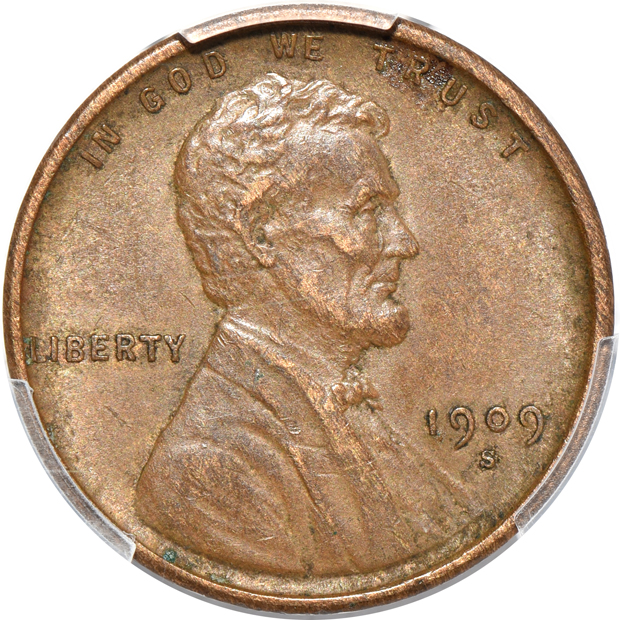 1909-S VDB Lincoln PCGS AU-55 CAC