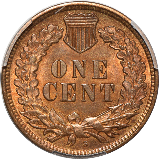 1909-S Indian PCGS MS-63RB