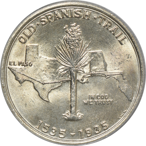 1935 Spanish Trail PCGS MS-65