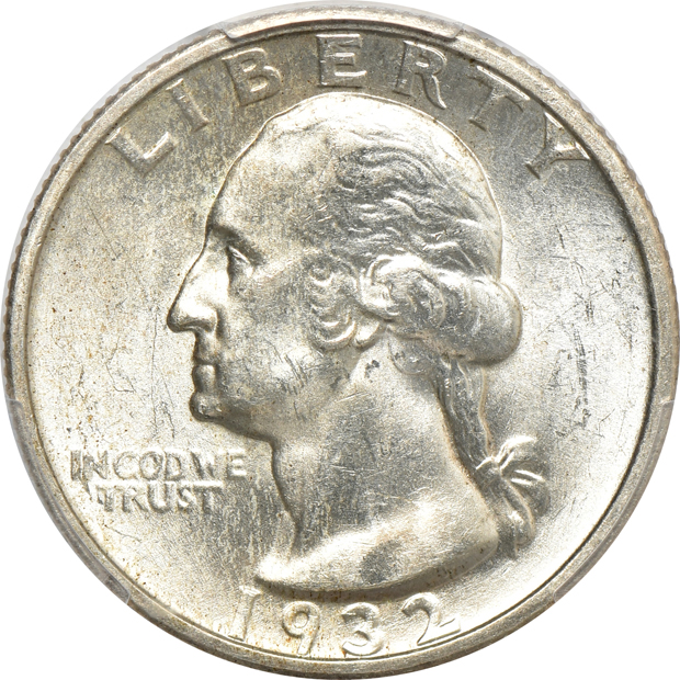 1932-S AU-58, and a 1932-S MS-63, both PCGS