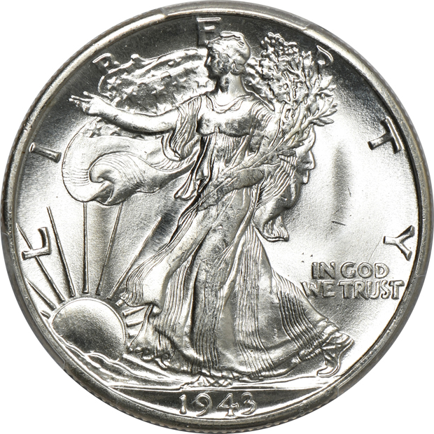 1943-D PCGS MS-66+, and a 1943-S MS-66, both PCGS CAC